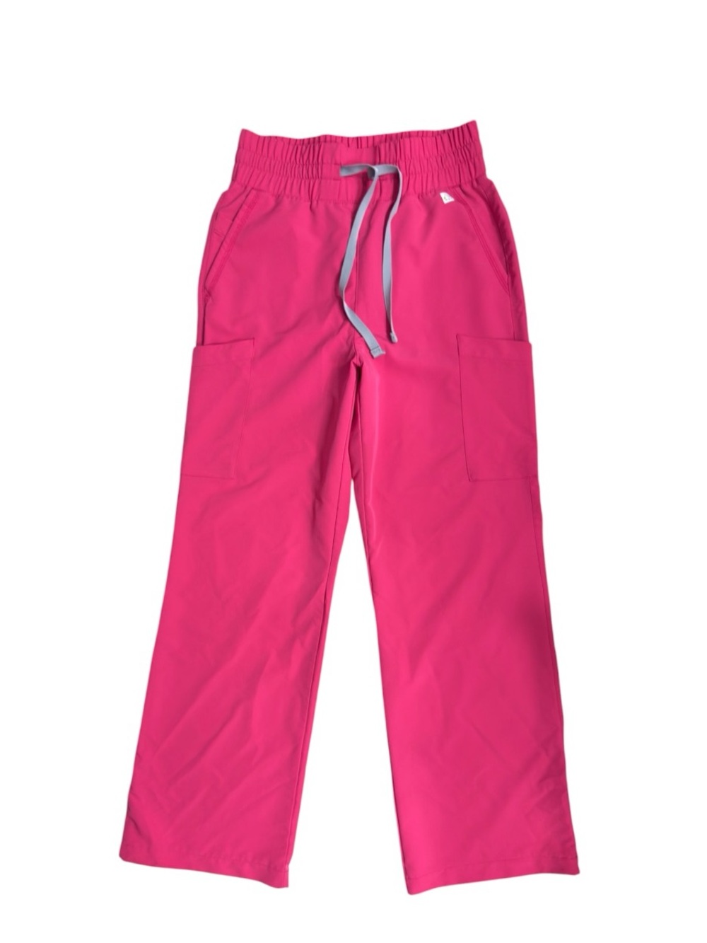 ReSurge Women's Crystal 7-Pocket High Waisted Wide Leg Scrub Pants EUC